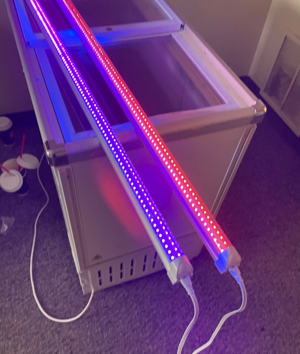 UV IR led grow light set